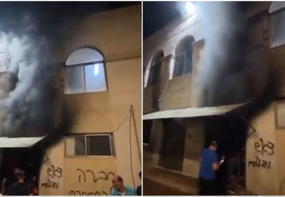 Siyonist Teröristler Batı Şeria'da Cami Kundakladı