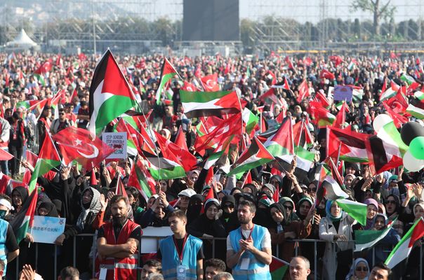 İstanbul'da Aksa Tufanı! "Filistin Yalnız Değildir"