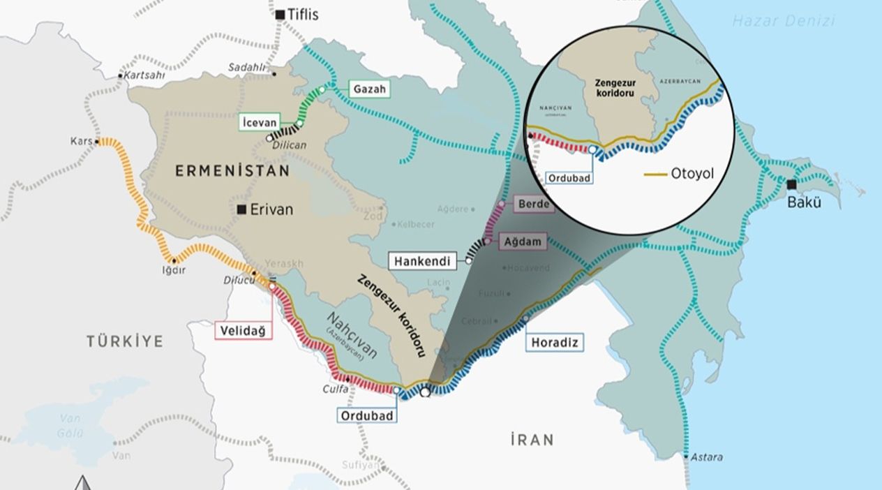 "Zengezur Koridoru'nu Ermenistan Değil İran Engelliyor"