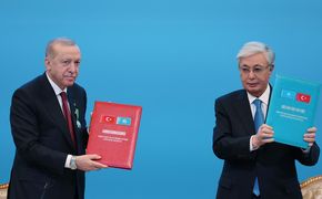 Erdoğan'dan Kazakistan'da Petrol Hamlesi: Dünyaya Türkiye'den Ulaştırmayı Hedefliyoruz