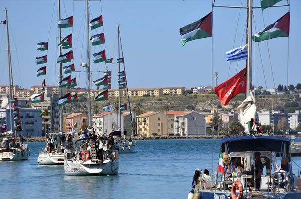 Küresel Sumud Filosu, İtalya'dan Gazze'ye Doğru Yeniden Yola Çıktı