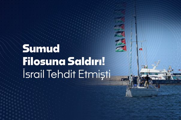 Sumud Filosuna İHA saldırısı! İsrail tehdit etmişti