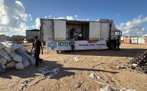 İDDEF, Ateşkes Sonrası Gazze'ye Çadır Ulaştırdı