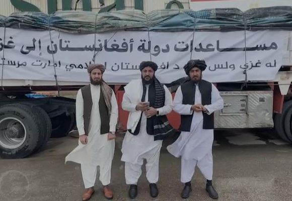 Afganistan İslam Emirliği, Gazze'ye 530 Ton İnsani Yardım Gönderdi