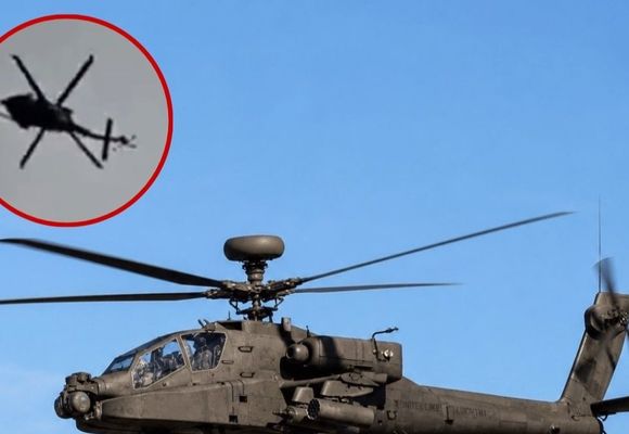 Hürmüz'de ABD'nin Apache Helikopteri Düştü