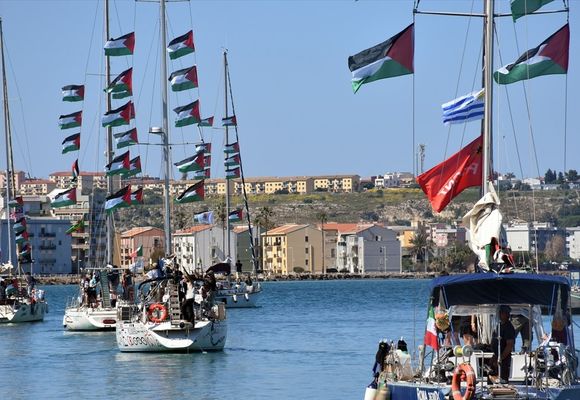 Küresel Sumud Filosu, İtalya'dan Gazze'ye Doğru Yeniden Yola Çıktı