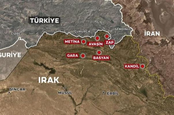 Terör Örgütü PKK Irak'ın Zap Bölgesinden Çekildi