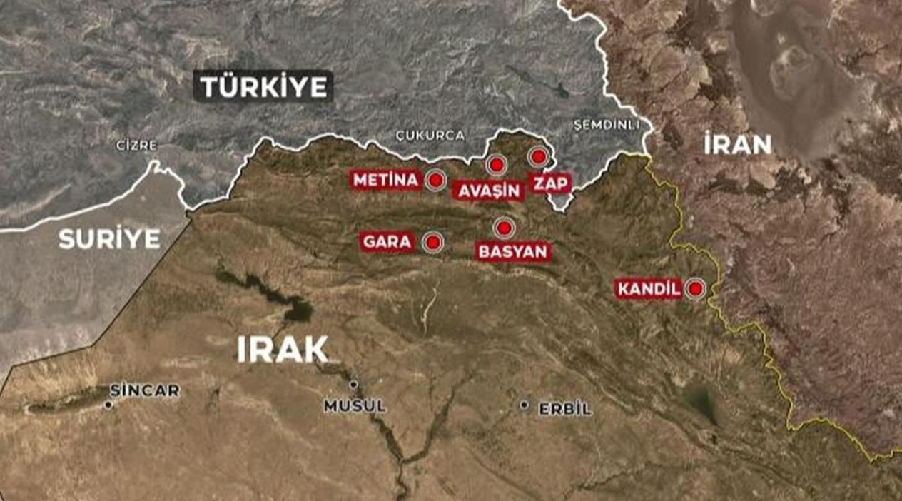 Terör Örgütü PKK Irak'ın Zap Bölgesinden Çekildi