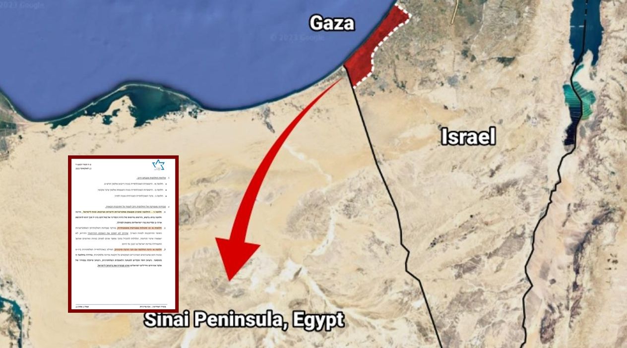 İsrail'in Gazze'yi Sürgün Planı Sızdırıldı