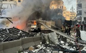 Siyonist İsrail Suriye Cumhurbaşkanlığı Sarayı Yakınlarını Bombaladı!